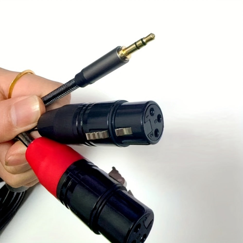 XLR Microphone Cable, 5mm, 36V, Premium, Dual for Connecting Microphones detail image - detail view 4