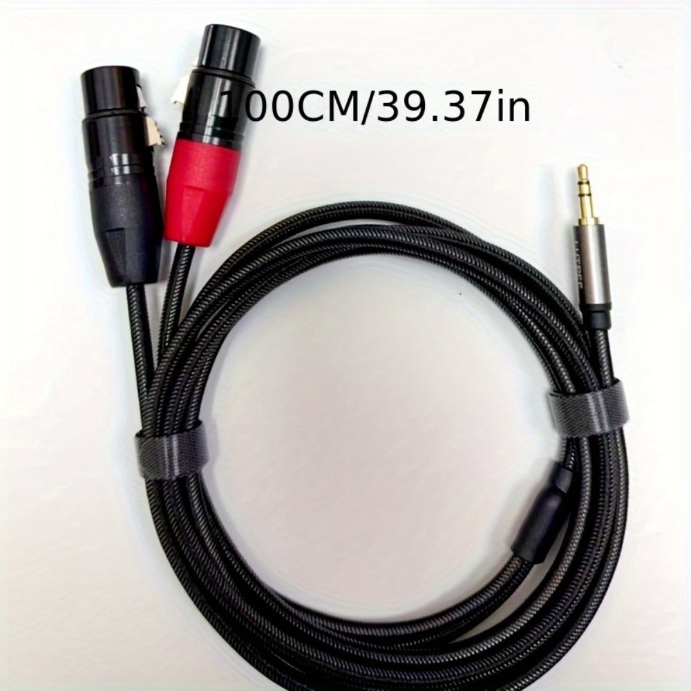 XLR Microphone Cable, 5mm, 36V, Premium, Dual for Connecting Microphones detail image - detail view 5