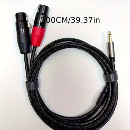 XLR Microphone Cable, 5mm, 36V, Premium, Dual for Connecting Microphones detail image - detail view 5