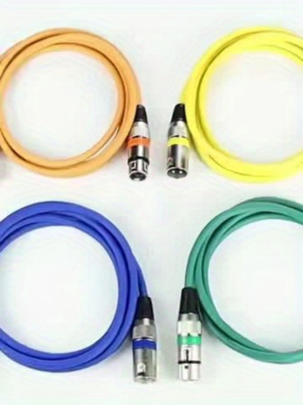 XLR Microphone Cable, 6 Inch, 10 Inch, 4-Pack, QIDUOHAO for Connecting Microphones detail image - detail view 11